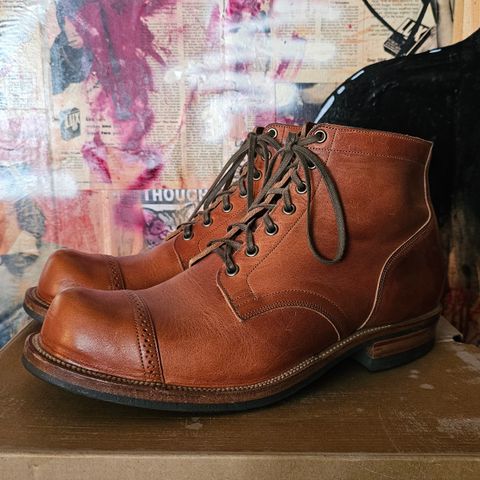 Search result thumbnail of Viberg Scout Boot in Horween English Tan Dublin