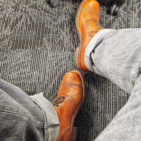 Viberg Scout Boot in Horween English Tan Dublin
