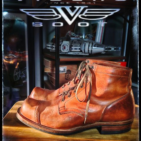 Viberg Scout Boot in Horween English Tan Dublin