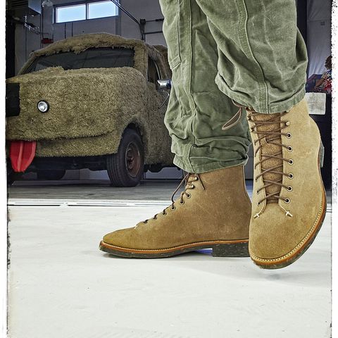 Briselblack The Buck Wholecut Lace to Toe in Natural