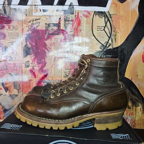 Frank's Lace-To-Toe in Wickett & Craig Olive English Bridle