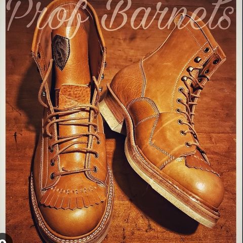 Search result thumbnail of Prof Barnets Billy Boots in Tochigi Oil Vachetta #1 Light Brown