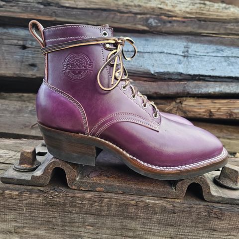 Frank's Square Toe in Maryam Amethyste TPR Horsebutt