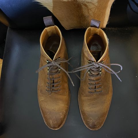 Meermin Service Boot in C.F. Stead Autumn Spice Waxed Kudu
