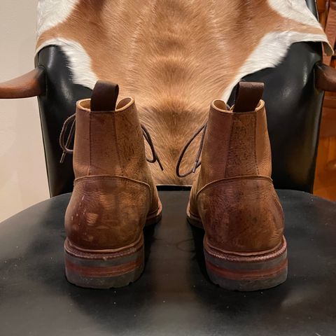 Meermin Service Boot in C.F. Stead Autumn Spice Waxed Kudu