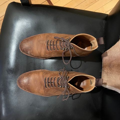 Meermin Service Boot in C.F. Stead Autumn Spice Waxed Kudu