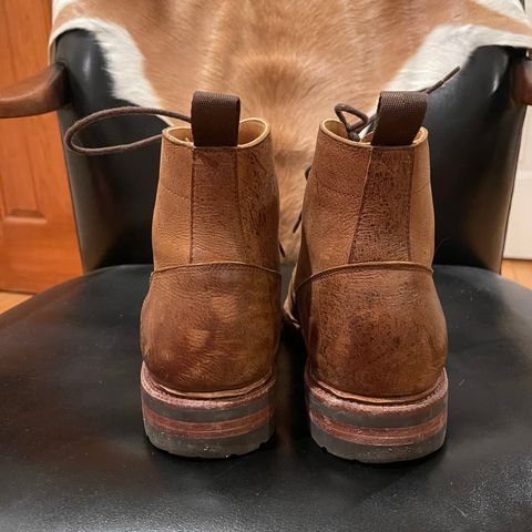 Meermin Service Boot in C.F. Stead Autumn Spice Waxed Kudu