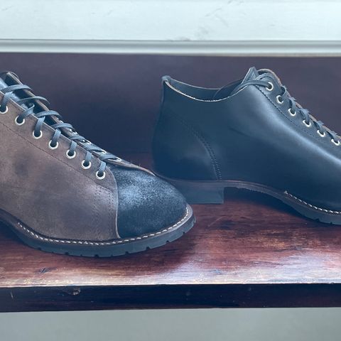 DIY Monkey Boot in Horween Black Chromexcel Horsehide