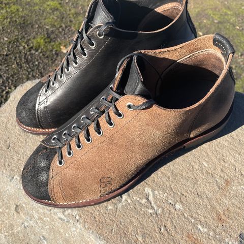 DIY Monkey Boot in Horween Black Chromexcel Horsehide