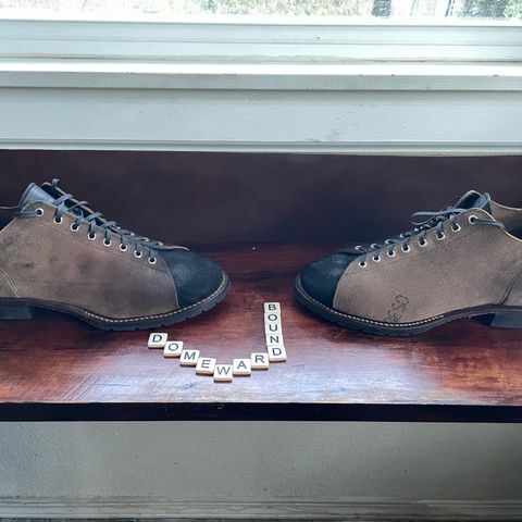 DIY Monkey Boot in Horween Black Chromexcel Horsehide