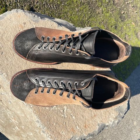 DIY Monkey Boot in Horween Black Chromexcel Horsehide