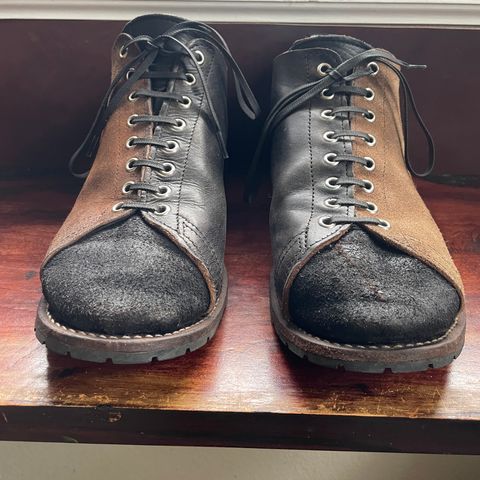 DIY Monkey Boot in Horween Black Chromexcel Horsehide