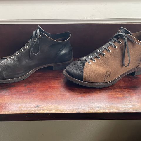 DIY Monkey Boot in Horween Black Chromexcel Horsehide