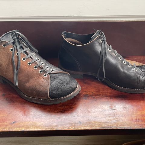 DIY Monkey Boot in Horween Black Chromexcel Horsehide