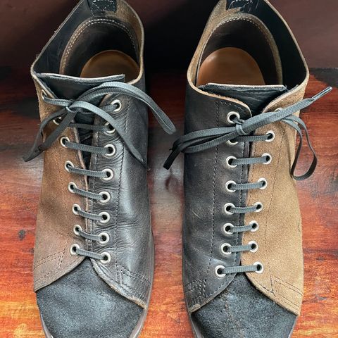 DIY Monkey Boot in Horween Black Chromexcel Horsehide