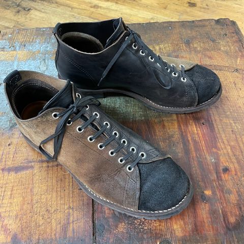 DIY Monkey Boot in Horween Black Chromexcel Horsehide