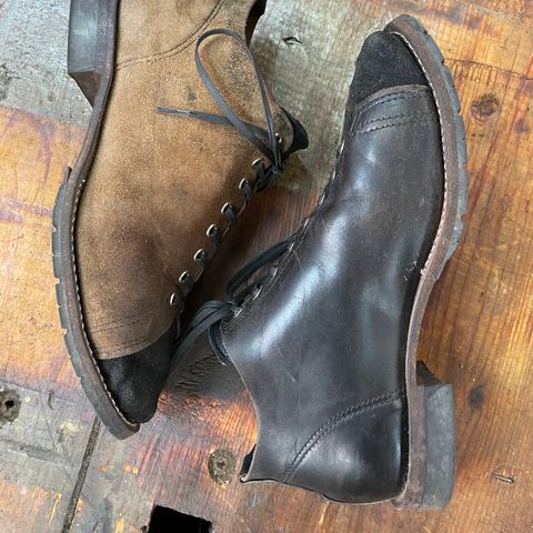 DIY Monkey Boot in Horween Black Chromexcel Horsehide