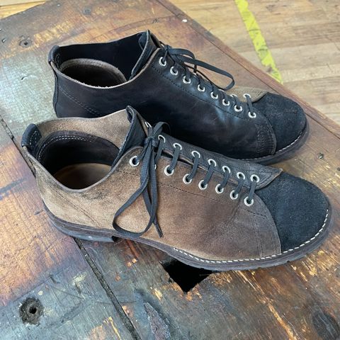 DIY Monkey Boot in Horween Black Chromexcel Horsehide