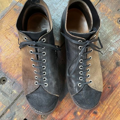 DIY Monkey Boot in Horween Black Chromexcel Horsehide