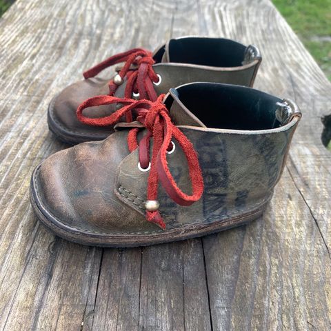 DIY chukka in Horween Reverse Shell Cordovan