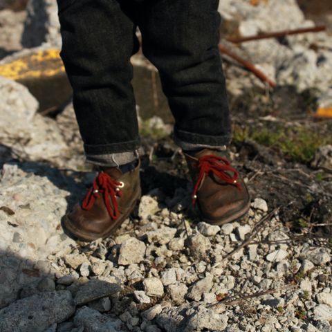 DIY chukka in Horween Reverse Shell Cordovan