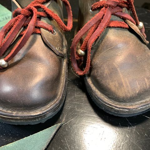 DIY chukka in Horween Reverse Shell Cordovan