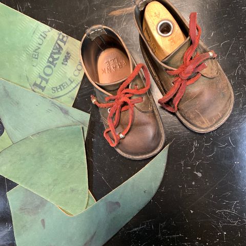 DIY chukka in Horween Reverse Shell Cordovan