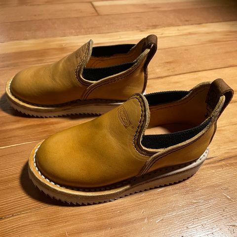 Wesco Romeo in Maryam “ banana” horsebutt, Law shrunken bison, buckskin lined