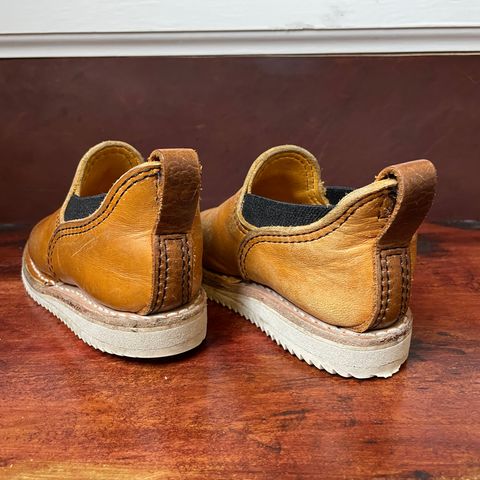 Wesco Romeo in Maryam “ banana” horsebutt, Law shrunken bison, buckskin lined