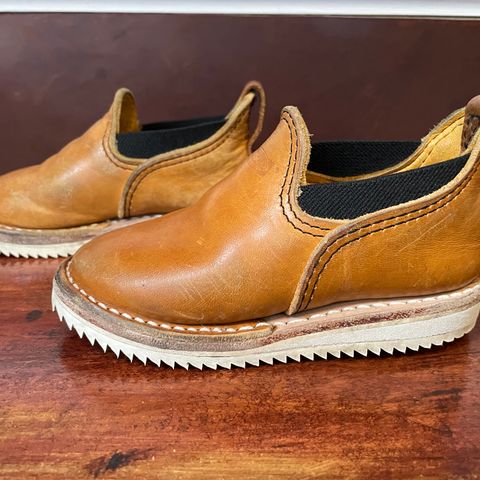 Wesco Romeo in Maryam “ banana” horsebutt, Law shrunken bison, buckskin lined