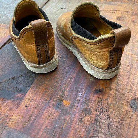 Wesco Romeo in Maryam “ banana” horsebutt, Law shrunken bison, buckskin lined