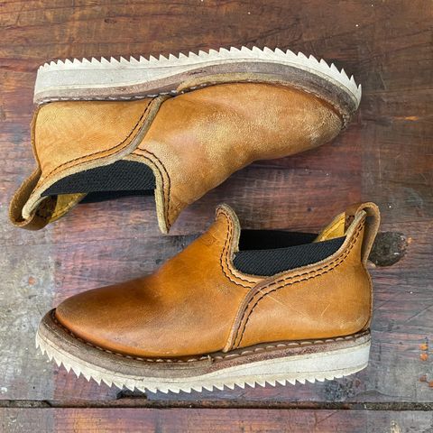 Wesco Romeo in Maryam “ banana” horsebutt, Law shrunken bison, buckskin lined