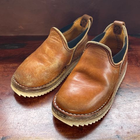 Wesco Romeo in Maryam “ banana” horsebutt, Law shrunken bison, buckskin lined