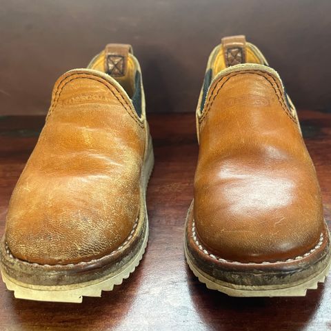 Wesco Romeo in Maryam “ banana” horsebutt, Law shrunken bison, buckskin lined