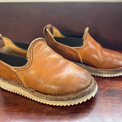 Wesco Romeo in Maryam “ banana” horsebutt, Law shrunken bison, buckskin lined