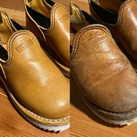 Wesco Romeo in Maryam “ banana” horsebutt, Law shrunken bison, buckskin lined