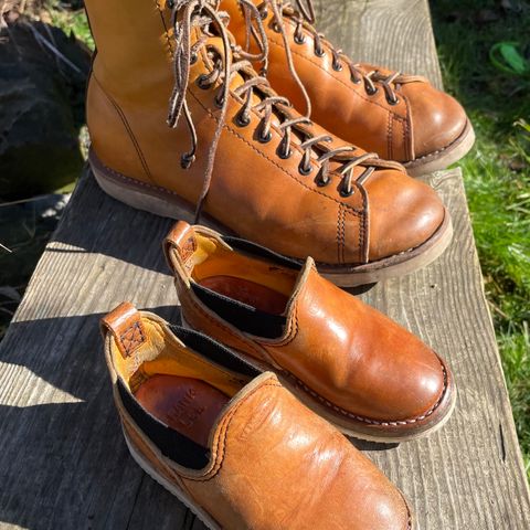 Wesco Romeo in Maryam “ banana” horsebutt, Law shrunken bison, buckskin lined