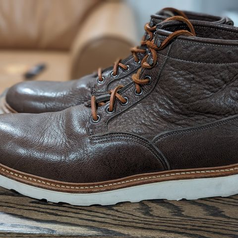 Search result thumbnail of Viberg Scout Boot in C.F. Stead Fog Waxed Veldt