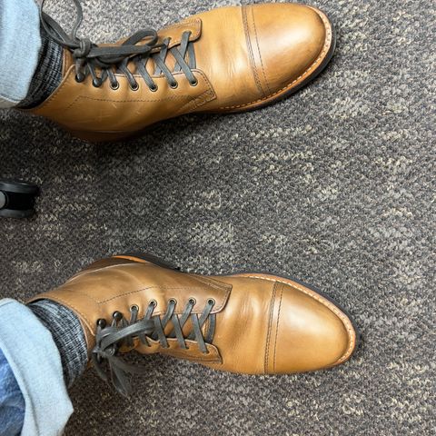 Thursday Captain in Horween Natural Chromexcel