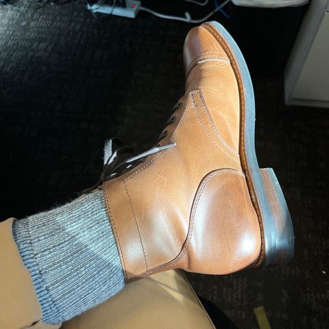 Thursday Captain in Horween Natural Chromexcel