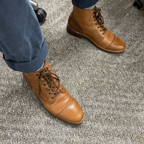 Thursday Captain in Horween Natural Chromexcel
