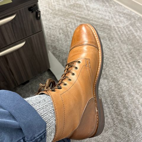 Thursday Captain in Horween Natural Chromexcel