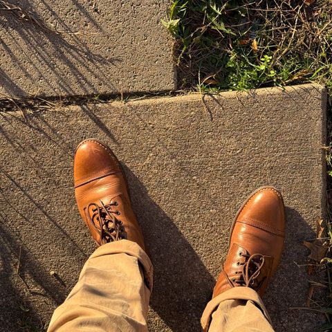 Thursday Captain in Horween Natural Chromexcel