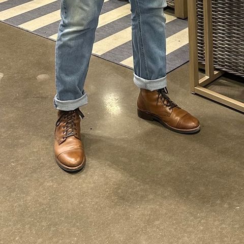 Thursday Captain in Horween Natural Chromexcel