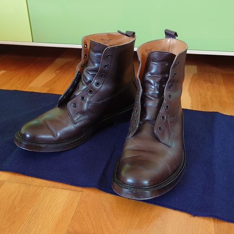 View photo of Tricker's Burford Country Boot in Espresso Burnished Calf