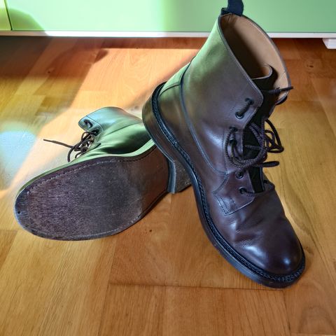 View photo of Tricker's Burford Country Boot in Espresso Burnished Calf