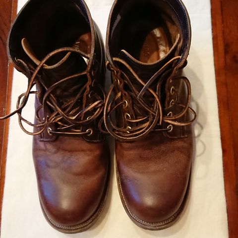 Viberg Service Boot in Horween Rowdy Dachshund