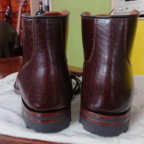 Viberg Service Boot in Shinki Dark Brown Oiled Horsebutt