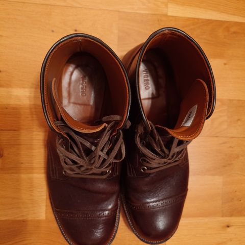 Search result thumbnail of Viberg Service Boot in Shinki Dark Brown Oiled Horsebutt