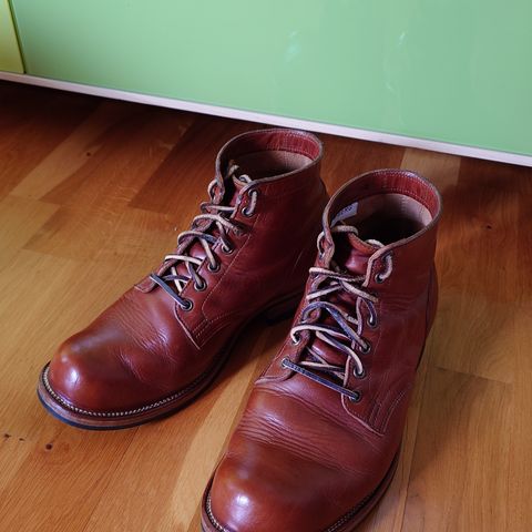 View photo of Viberg Service Boot in Horween English Tan Dublin